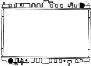 SAKURA Automotive 1341-0256 - Radiators, Motora dzesēšanas sistēma autodraugiem.lv