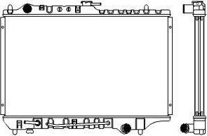 SAKURA Automotive 1301-0203 - Radiators, Motora dzesēšanas sistēma autodraugiem.lv