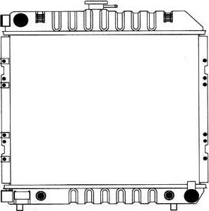 SAKURA Automotive 1311-0204 - Radiators, Motora dzesēšanas sistēma autodraugiem.lv