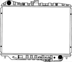 SAKURA Automotive 1241-0229 - Radiators, Motora dzesēšanas sistēma autodraugiem.lv