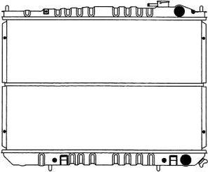 SAKURA Automotive 1251-0204 - Radiators, Motora dzesēšanas sistēma autodraugiem.lv