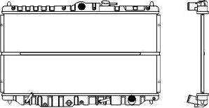 SAKURA Automotive 1210-0101 - Radiators, Motora dzesēšanas sistēma autodraugiem.lv