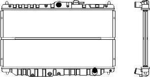 SAKURA Automotive 1211-0209 - Radiators, Motora dzesēšanas sistēma autodraugiem.lv