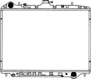 SAKURA Automotive 1211-0236 - Radiators, Motora dzesēšanas sistēma autodraugiem.lv