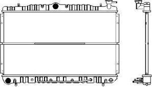 SAKURA Automotive 1220-0101 - Radiators, Motora dzesēšanas sistēma autodraugiem.lv