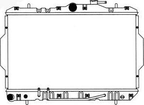 SAKURA Automotive 1220-0108 - Radiators, Motora dzesēšanas sistēma autodraugiem.lv