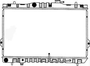 SAKURA Automotive 1220-0110 - Radiators, Motora dzesēšanas sistēma autodraugiem.lv