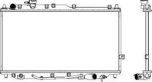 SAKURA Automotive 3451-1001 - Radiators, Motora dzesēšanas sistēma autodraugiem.lv