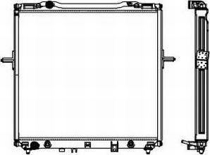 SAKURA Automotive 3451-1010 - Radiators, Motora dzesēšanas sistēma autodraugiem.lv