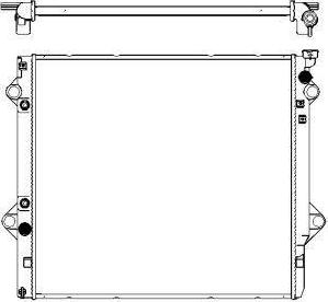 SAKURA Automotive 3461-1048 - Radiators, Motora dzesēšanas sistēma autodraugiem.lv