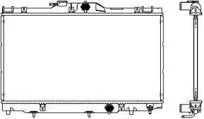 SAKURA Automotive 3461-1006 - Radiators, Motora dzesēšanas sistēma autodraugiem.lv