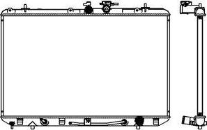 SAKURA Automotive 3461-8515 - Radiators, Motora dzesēšanas sistēma autodraugiem.lv