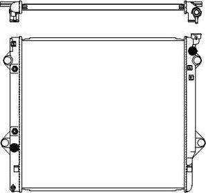 SAKURA Automotive 3461-8530 - Radiators, Motora dzesēšanas sistēma autodraugiem.lv