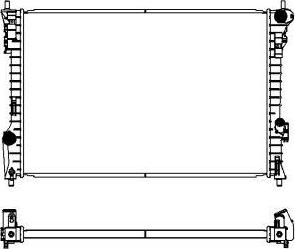 SAKURA Automotive 3461-8532 - Radiators, Motora dzesēšanas sistēma autodraugiem.lv
