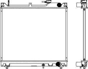 SAKURA Automotive 3431-1008 - Radiators, Motora dzesēšanas sistēma autodraugiem.lv