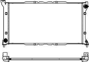 SAKURA Automotive 3421-1005 - Radiators, Motora dzesēšanas sistēma autodraugiem.lv