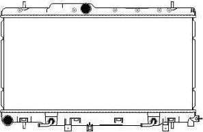 SAKURA Automotive 3421-1003 - Radiators, Motora dzesēšanas sistēma autodraugiem.lv