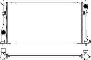 SAKURA Automotive 3421-8506 - Radiators, Motora dzesēšanas sistēma autodraugiem.lv