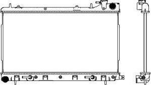 SAKURA Automotive 3421-8501 - Radiators, Motora dzesēšanas sistēma autodraugiem.lv