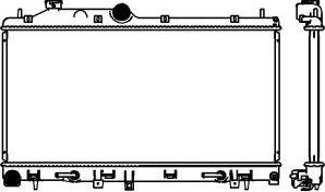 SAKURA Automotive 3421-8503 - Radiators, Motora dzesēšanas sistēma autodraugiem.lv