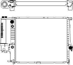 SAKURA Automotive 3011-1005 - Radiators, Motora dzesēšanas sistēma autodraugiem.lv