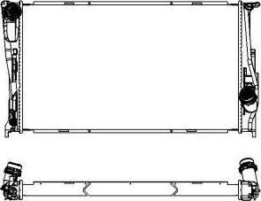 SAKURA Automotive 3011-8501 - Radiators, Motora dzesēšanas sistēma autodraugiem.lv