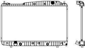 SAKURA Automotive 3141-1006 - Radiators, Motora dzesēšanas sistēma autodraugiem.lv