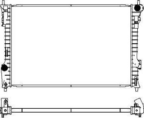 SAKURA Automotive 3161-8508 - Radiators, Motora dzesēšanas sistēma autodraugiem.lv