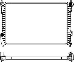 SAKURA Automotive 3161-8523 - Radiators, Motora dzesēšanas sistēma autodraugiem.lv