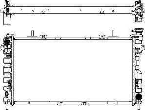 SAKURA Automotive 3131-1010 - Radiators, Motora dzesēšanas sistēma autodraugiem.lv