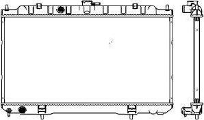 SAKURA Automotive 3341-1052 - Radiators, Motora dzesēšanas sistēma autodraugiem.lv