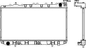 SAKURA Automotive 3341-1004 - Radiators, Motora dzesēšanas sistēma autodraugiem.lv