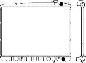 SAKURA Automotive 3341-1011 - Radiators, Motora dzesēšanas sistēma autodraugiem.lv