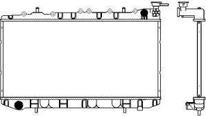 SAKURA Automotive 3341-1018 - Radiators, Motora dzesēšanas sistēma autodraugiem.lv