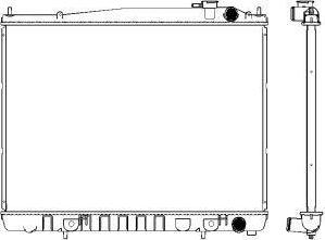 SAKURA Automotive 3341-1012 - Radiators, Motora dzesēšanas sistēma autodraugiem.lv