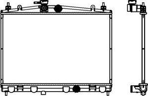 SAKURA Automotive 3341-8507 - Radiators, Motora dzesēšanas sistēma autodraugiem.lv