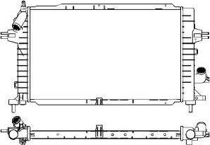 SAKURA Automotive 3351-1011 - Radiators, Motora dzesēšanas sistēma autodraugiem.lv