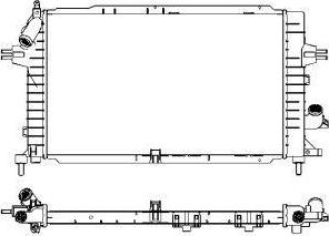 SAKURA Automotive 3351-1012 - Radiators, Motora dzesēšanas sistēma autodraugiem.lv