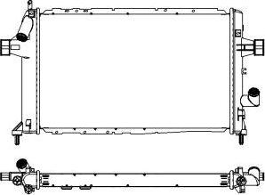 SAKURA Automotive 3352-1003 - Radiators, Motora dzesēšanas sistēma autodraugiem.lv