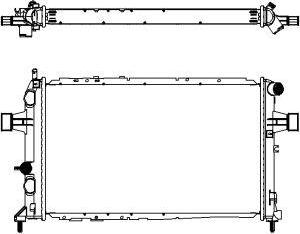 SAKURA Automotive 3352-1002 - Radiators, Motora dzesēšanas sistēma autodraugiem.lv