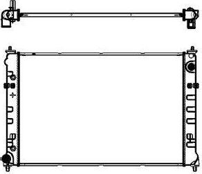 SAKURA Automotive 3301-1009 - Radiators, Motora dzesēšanas sistēma autodraugiem.lv