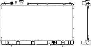 SAKURA Automotive 3301-1024 - Radiators, Motora dzesēšanas sistēma autodraugiem.lv