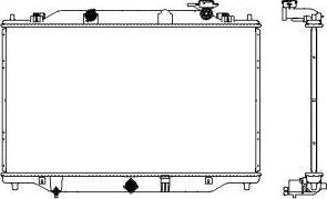 SAKURA Automotive 3301-8508 - Radiators, Motora dzesēšanas sistēma autodraugiem.lv