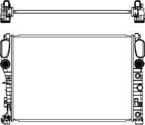 SAKURA Automotive 3311-8502 - Radiators, Motora dzesēšanas sistēma autodraugiem.lv