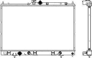 SAKURA Automotive 3321-1024 - Radiators, Motora dzesēšanas sistēma autodraugiem.lv