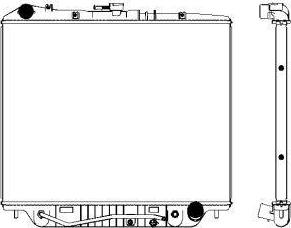 SAKURA Automotive 3241-1008 - Radiators, Motora dzesēšanas sistēma autodraugiem.lv