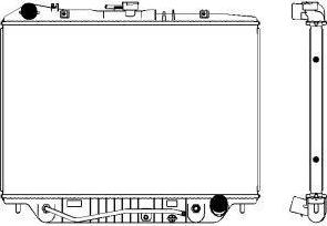 SAKURA Automotive 3241-1007 - Radiators, Motora dzesēšanas sistēma autodraugiem.lv