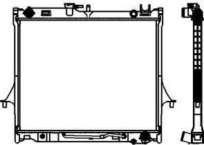 SAKURA Automotive 3241-1015 - Radiators, Motora dzesēšanas sistēma autodraugiem.lv