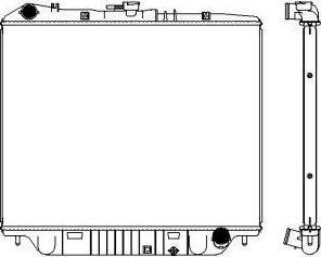 SAKURA Automotive 3241-1024 - Radiators, Motora dzesēšanas sistēma autodraugiem.lv