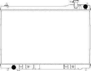 SAKURA Automotive 3251-1006 - Radiators, Motora dzesēšanas sistēma autodraugiem.lv